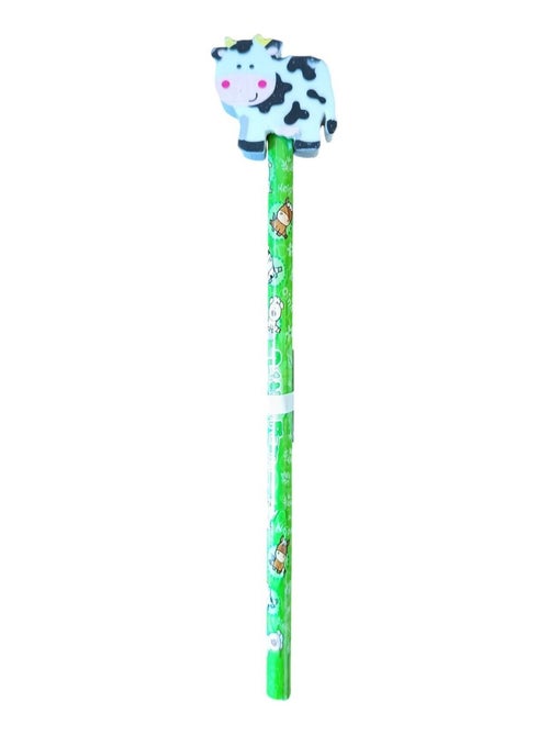 Crayon a papier avec Gomme Vache - Kiabi