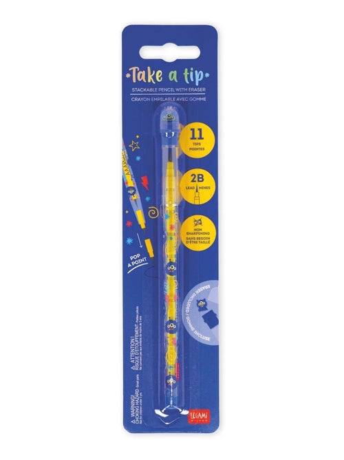 Crayon empilable avec gomme - Take a Tip - Kiabi