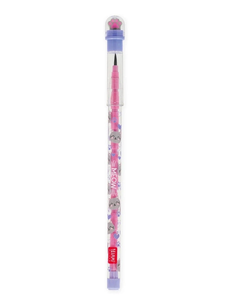 Crayon empilable avec gomme - take a tip Rose - Kiabi