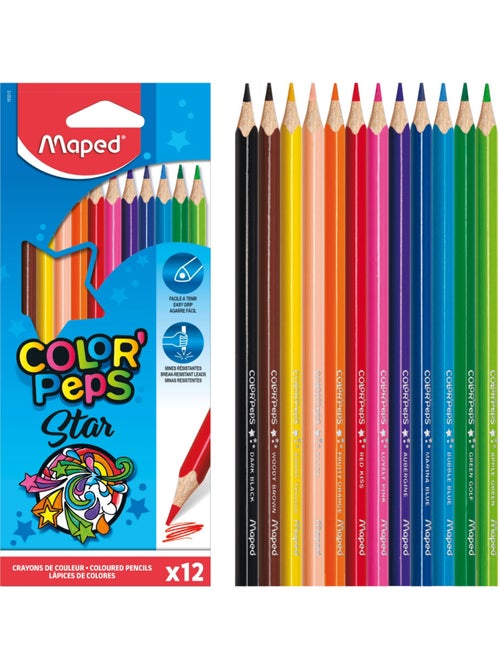 Crayons de couleur color peps classic - Kiabi