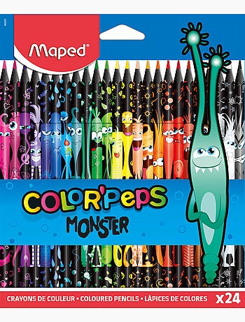 Crayons de couleur color peps monster