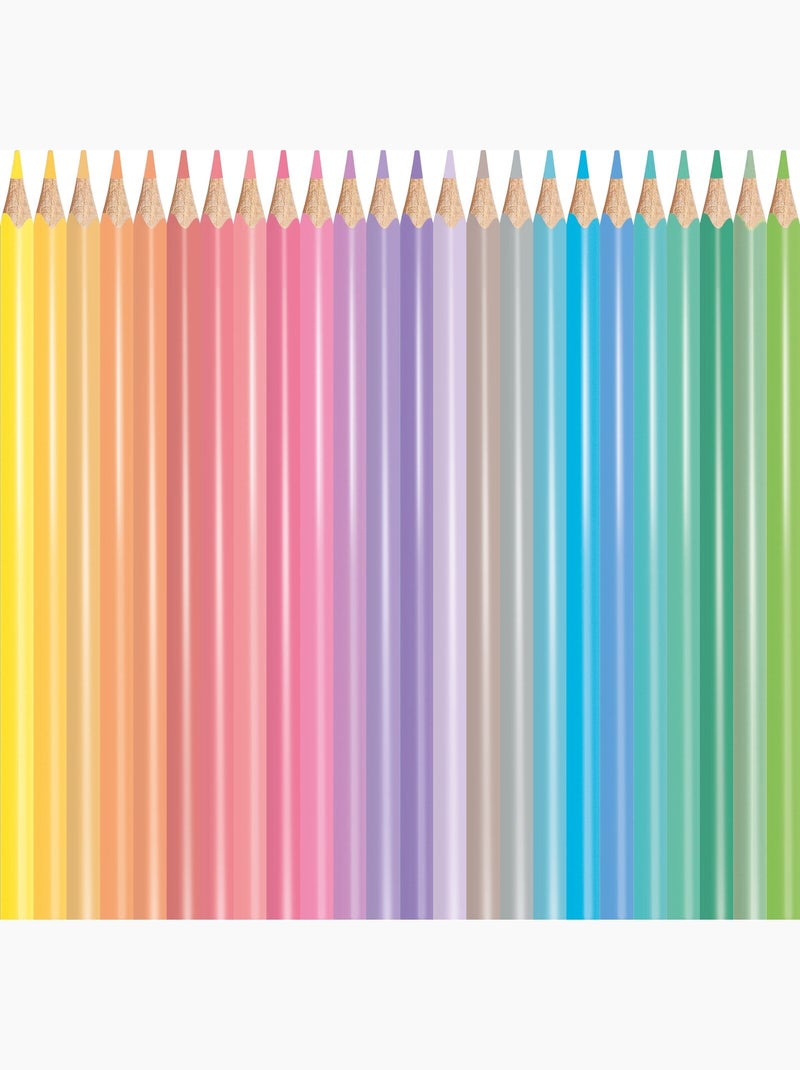 Crayons de couleur color peps pastels en bois N/A - Kiabi