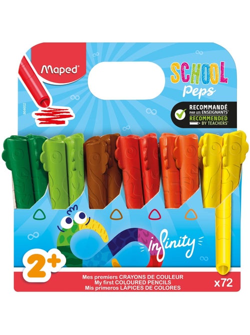 Crayons de couleur jumbo infinity - Kiabi Crayons de couleur jumbo infinity - Kiabi