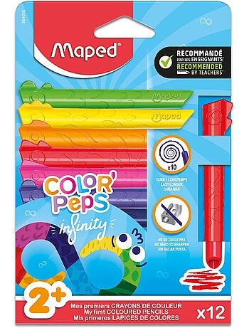 Crayons de couleur jumbo infinity