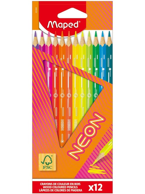 Crayons de couleur neon - Kiabi Crayons de couleur neon - Kiabi