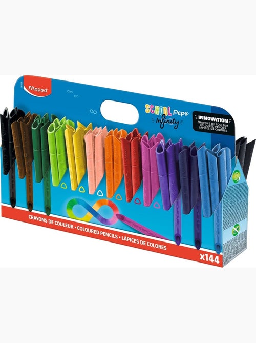 Crayons de couleur school peps infinity - Kiabi