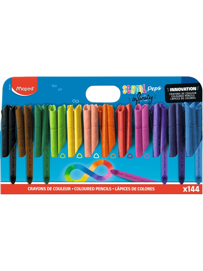 Crayons de couleur school peps infinity N/A - Kiabi