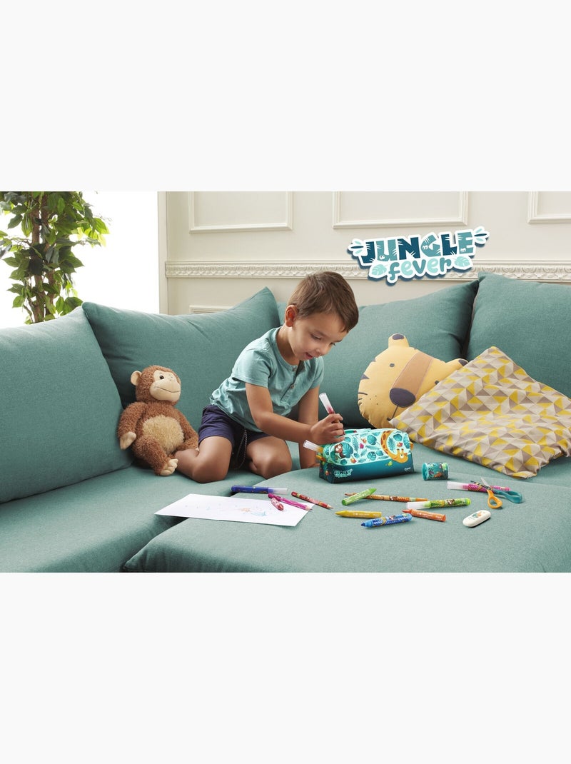 Crayons de couleurs maxi jungle fever N/A - Kiabi
