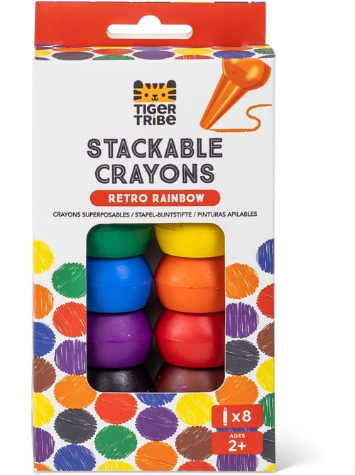Crayons empilables arc-en-ciel - Kiabi Crayons empilables arc-en-ciel - Kiabi