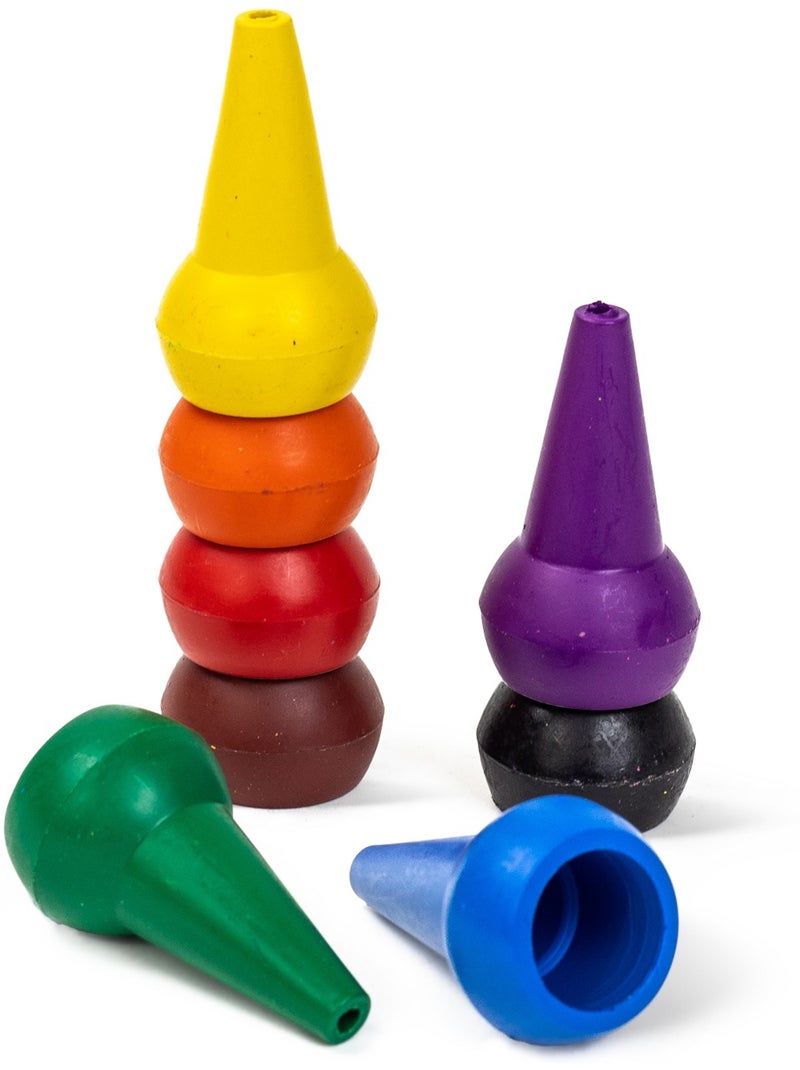 Crayons empilables arc-en-ciel N/A - Kiabi