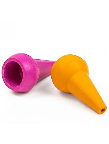 Crayons empilables couleurs acidulées