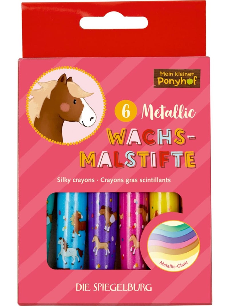 Crayons Métalliques gras scintillants N/A - Kiabi