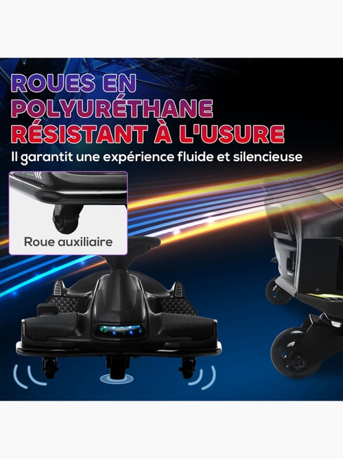 Crazy cart enfant - kart drifting électrique - nombreux effets - noir - Kiabi Crazy cart enfant - kart drifting électrique - nombreux effets - noir - Kiabi