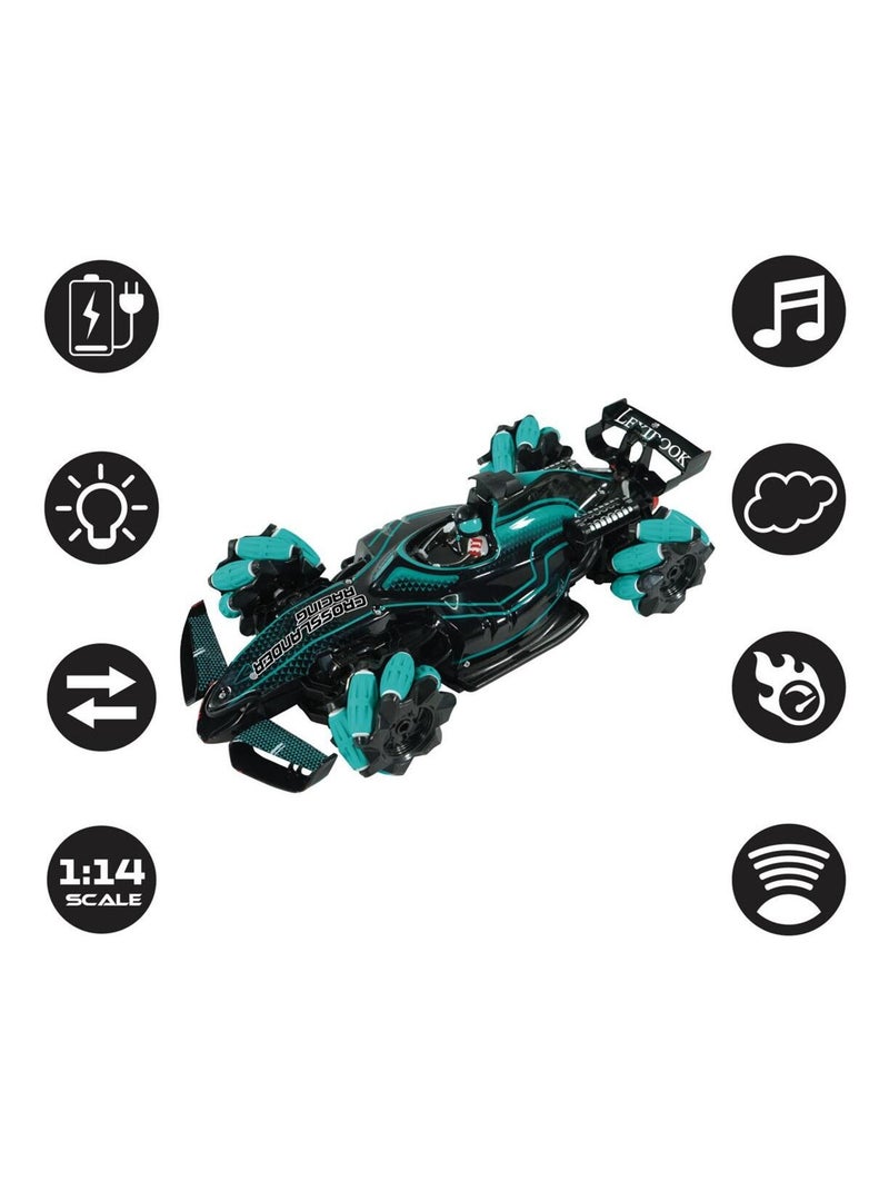 CRCROSSLANDER Racing, voiture télécommandée haute vitesse Bleu - Kiabi