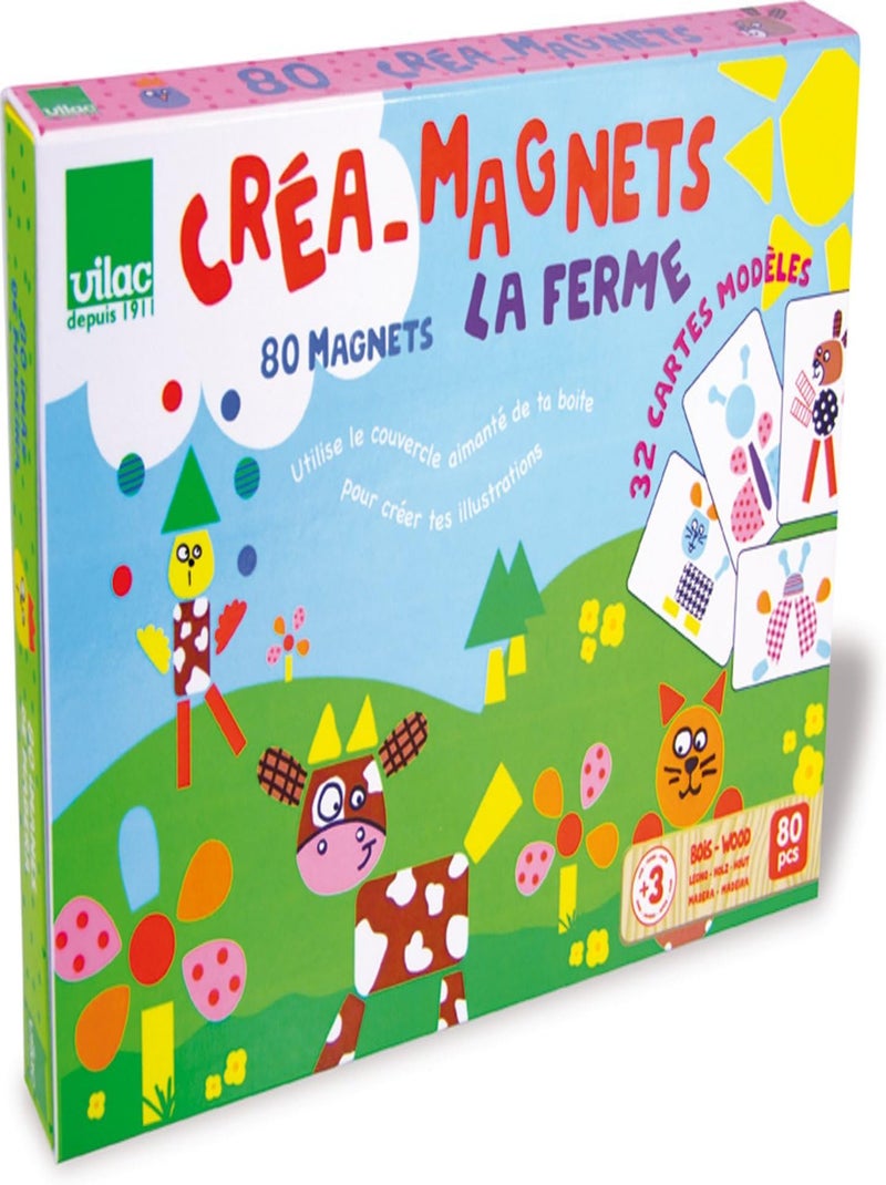 Créa Magnets Ferme - Vilac Multicolore - Kiabi