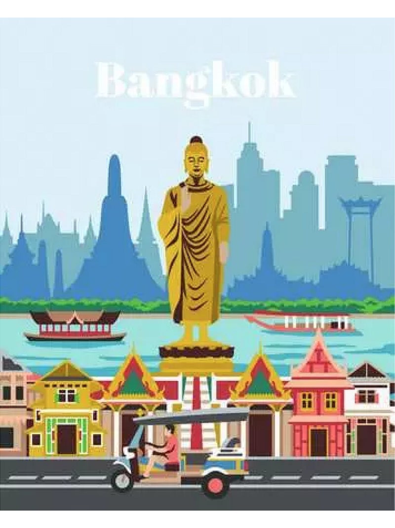 Creart - 24x30 cm - bangkok Bleu - Kiabi