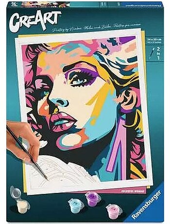Creart - 24x30 cm - colorful woman
