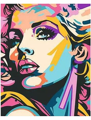 Creart - 24x30 cm - colorful woman
