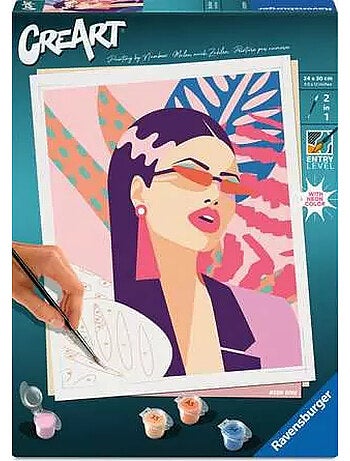 Creart - 24x30 cm - neon diva