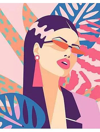 Creart - 24x30 cm - neon diva