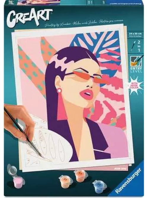 Creart - 24x30 cm - neon diva - Kiabi