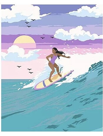 Creart adultes tendance - ride the world - 24x30 cm