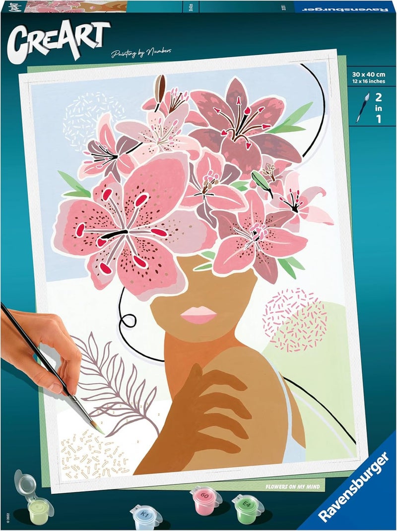 Creart Flowers On My Mind - Ravensburger N/A - Kiabi