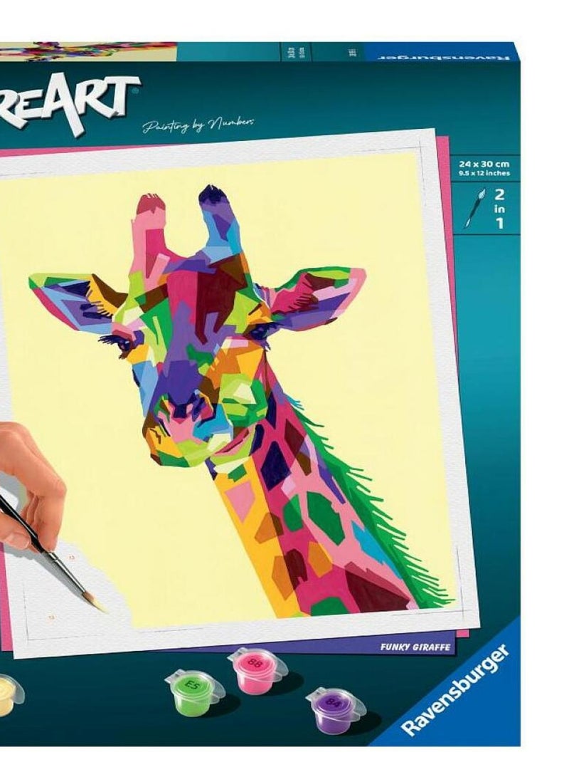 CreArt grand girafe Peinture au numero N/A - Kiabi