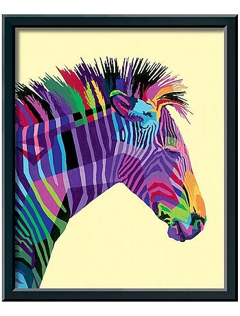 CreArt grand zebre Peinture au numero