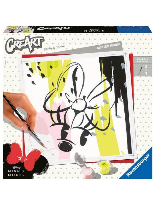 CreArt Peinture au numéro : Carré - Disney Minnie Mouse Modern - Kiabi