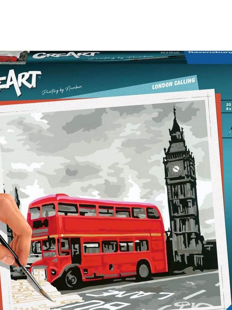CreArt Peinture au numéro : Format Carré : Londres N/A - Kiabi