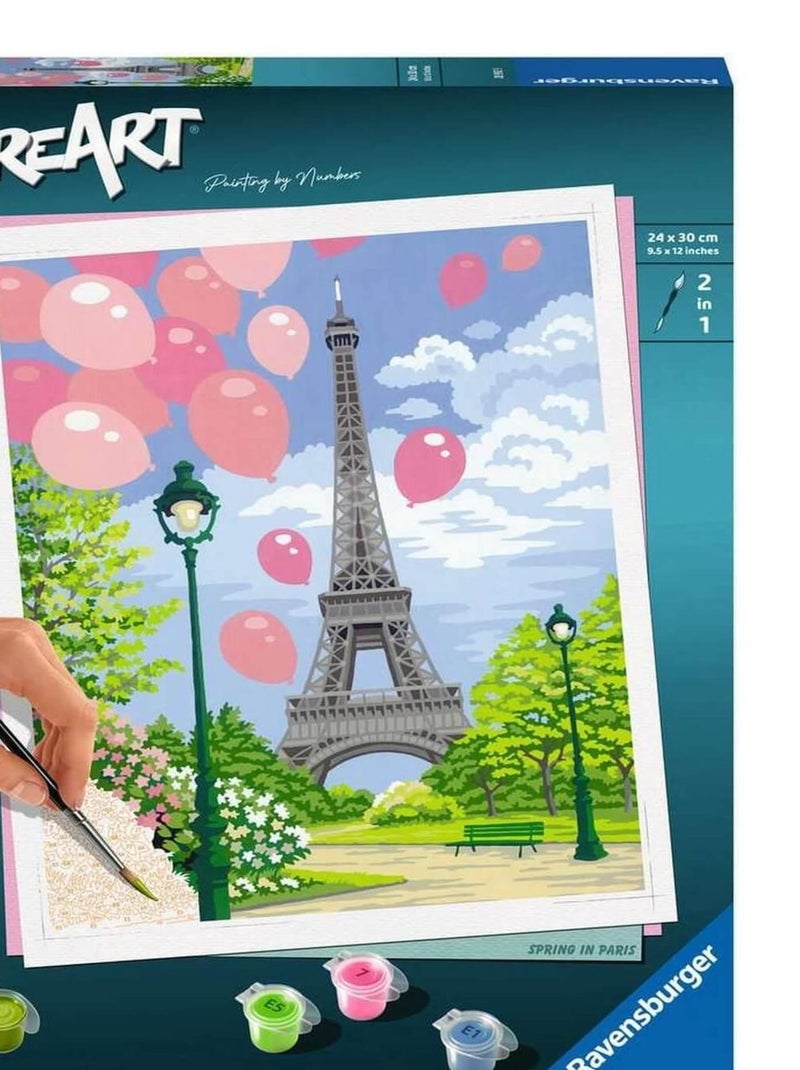 CreArt : Peinture au numéro : Grand Format : Printemps à Paris N/A - Kiabi