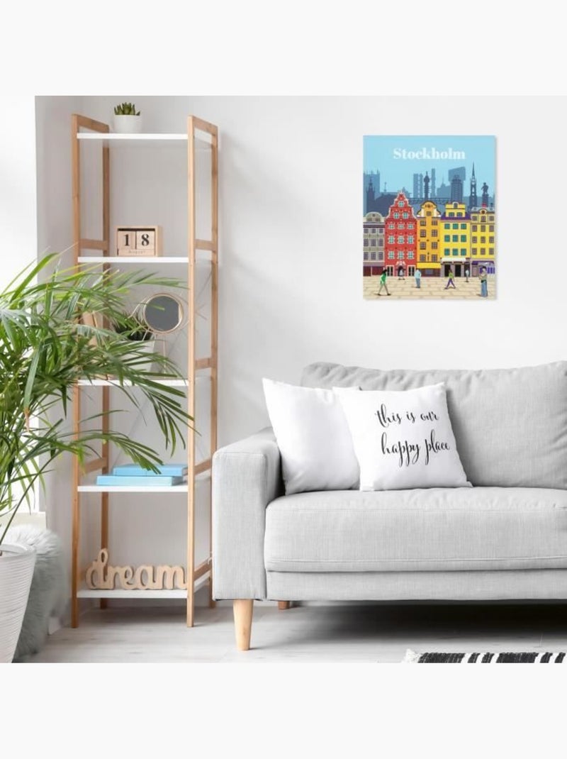 Creart stockholm 24x30 cm - peinture par numéros – dès 12 ans – ravensburger - 23520 N/A - Kiabi