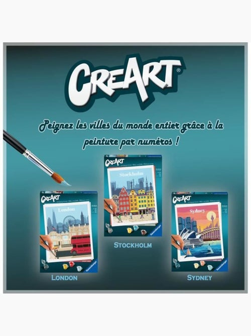 Creart stockholm 24x30 cm - peinture par numéros – dès 12 ans – ravensburger - 23520 - Kiabi