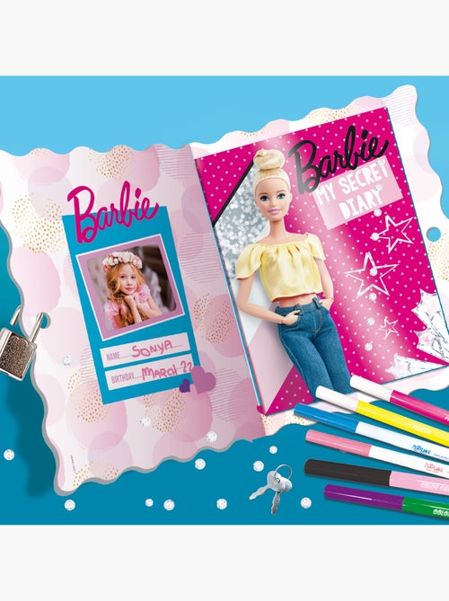 Création Journal Secret Barbie - Kiabi