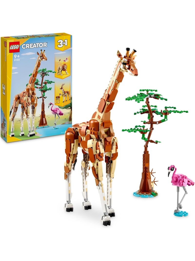 Creator 3 en 1 Les animaux sauvages du safari Multicolore - Kiabi