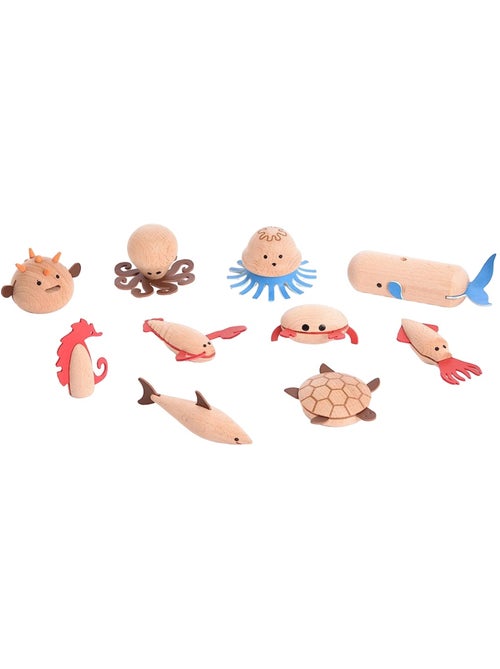 Créatures marines en bois - Kiabi