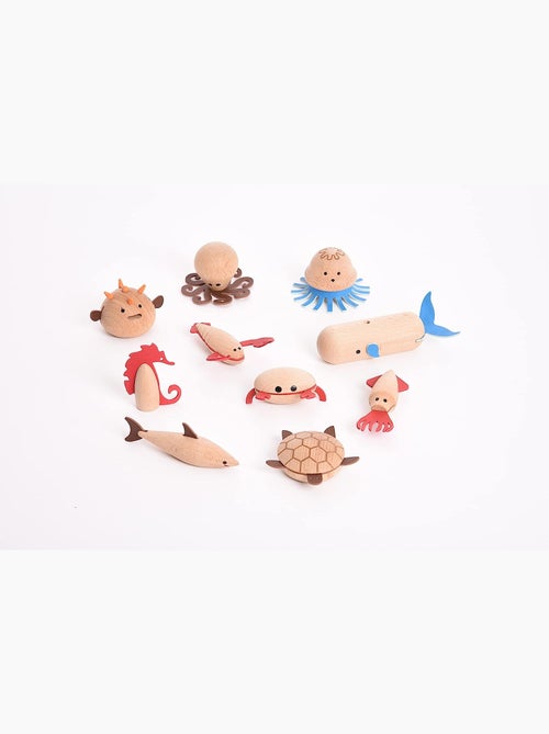 Créatures marines en bois - Kiabi