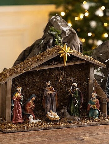 Crèche de Noël 8 santons