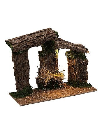 Crèche de Noël arches en bois et MDF