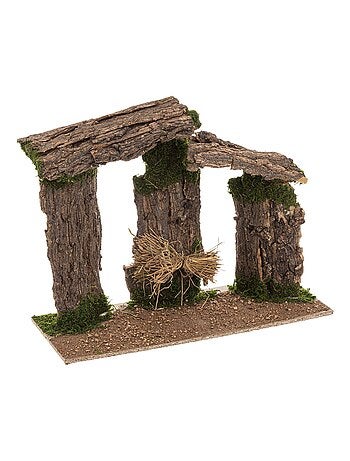 Crèche de Noël en bois et MDF