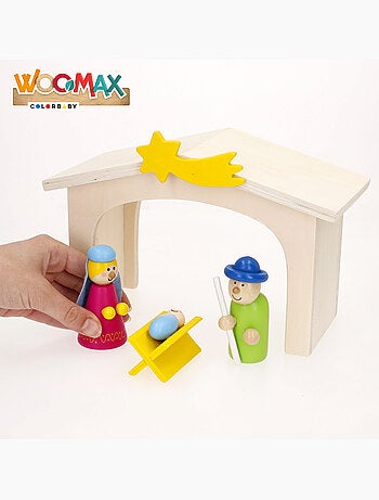 Crèche en bois 11 pièces WOOMAX