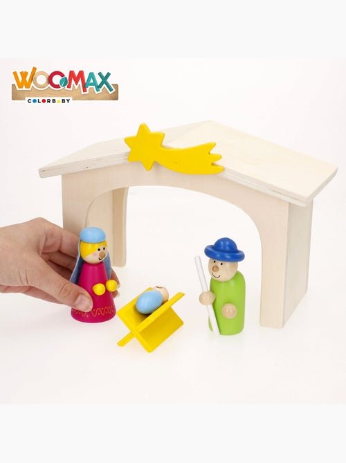 Crèche en bois 11 pièces WOOMAX - Kiabi