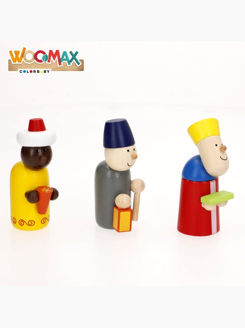 Crèche en bois 11 pièces WOOMAX - Kiabi