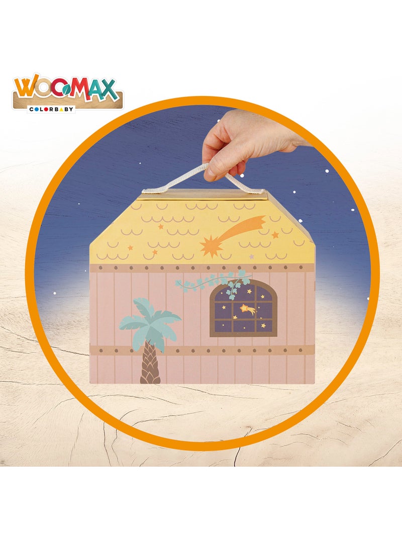Crèche en bois 14 pièces WOOMAX N/A - Kiabi