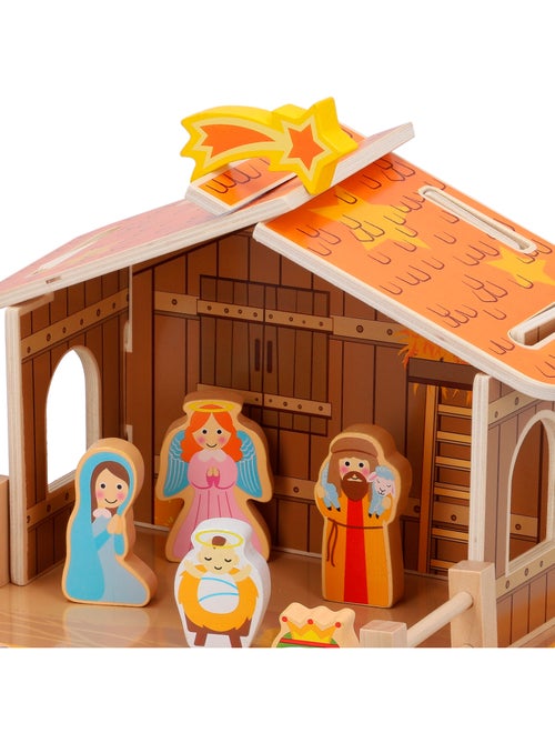 Crèche en bois 20 pièces woomax - Kiabi