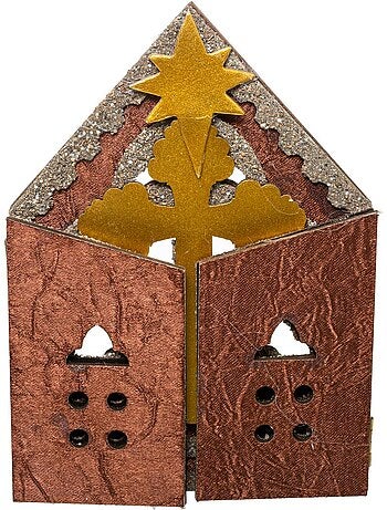 Crèche h25 cm avec 11 santons résine kasvot