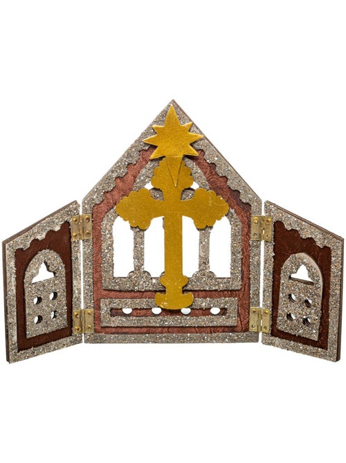 Crèche h25 cm avec 11 santons résine kasvot - Kiabi