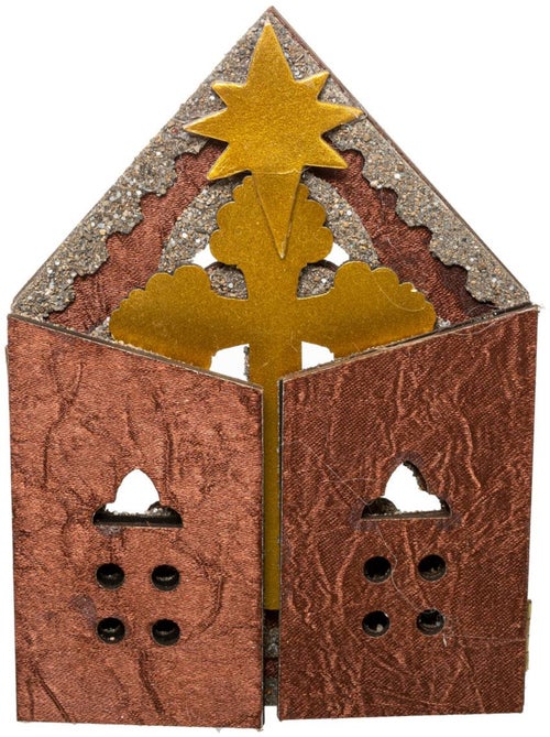 Crèche h25 cm avec 11 santons résine kasvot - Kiabi