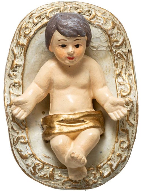 Crèche h25 cm avec 11 santons résine kasvot - Kiabi